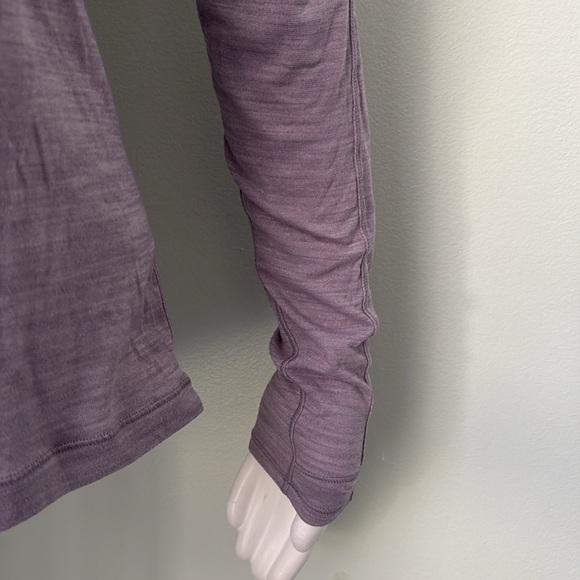 Lululemon Meant To Move Long Sleeve Shirt Heathered Dusty Dawn size 4 - Picture 6 of 10